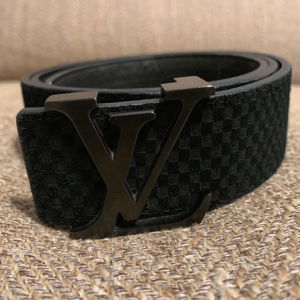 Black Louis Vuitton Belt